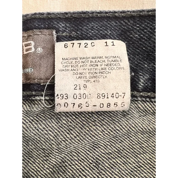 Boys Levi's SilverTab Blue Wide Leg Jeans W26 vintage early 2000’s - Picture 3 of 7